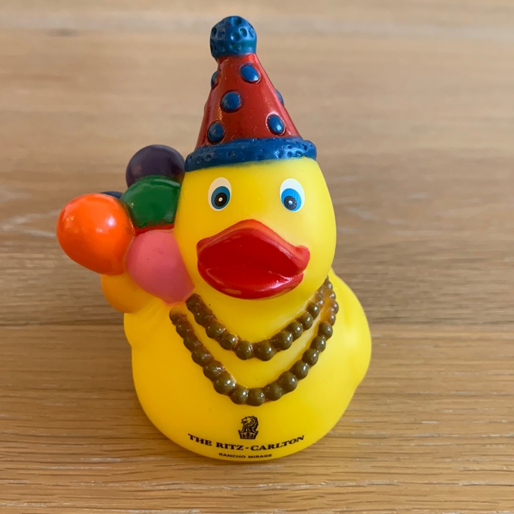 Ritz Carlton Rancho Mirage Happy Birthday Rubber Ducky